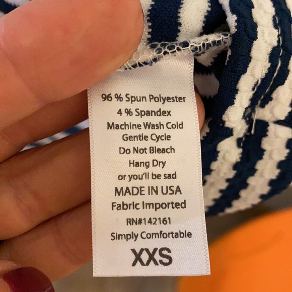 $15 Dresses for SPRING: LuLaRoe Striped Short Sleeve Dress, XXSmall - Picture 3 of 4